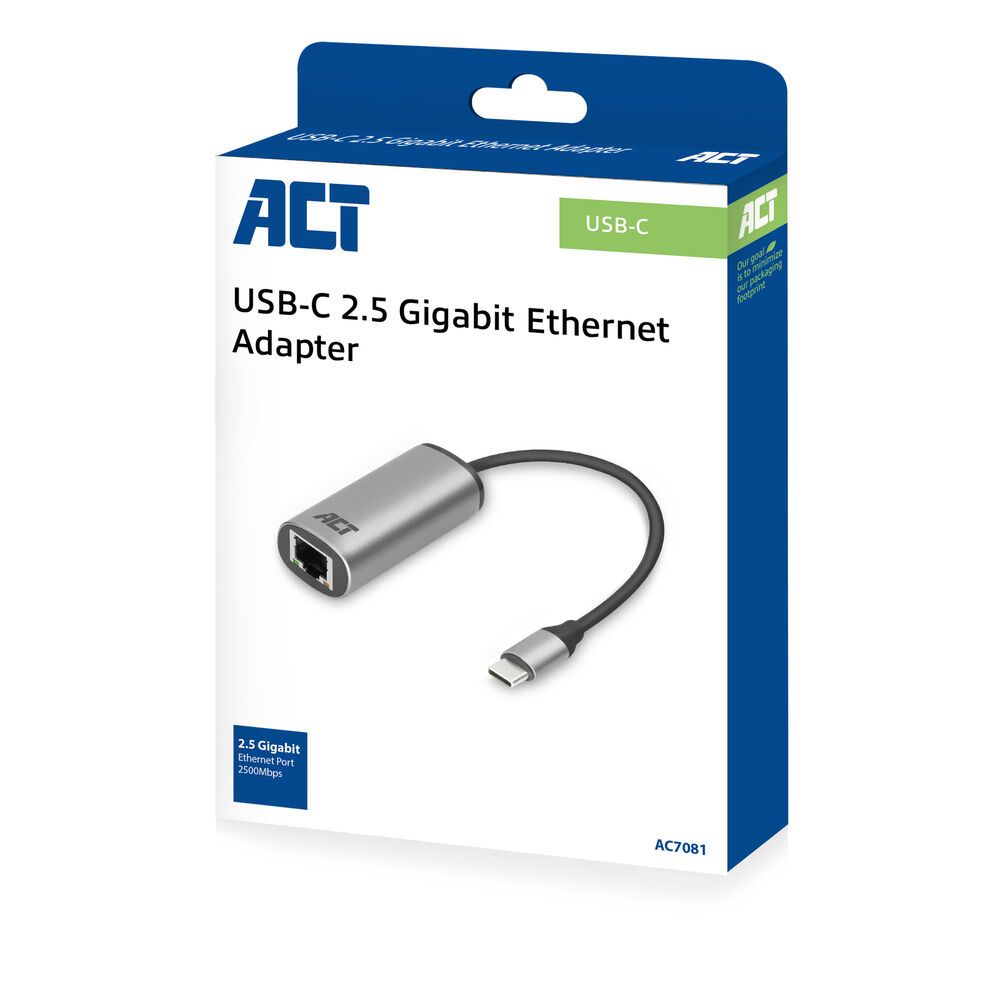 ACT AC7081 USB-C to 2.5 Gigabit Ethernet Adapter - Image 4
