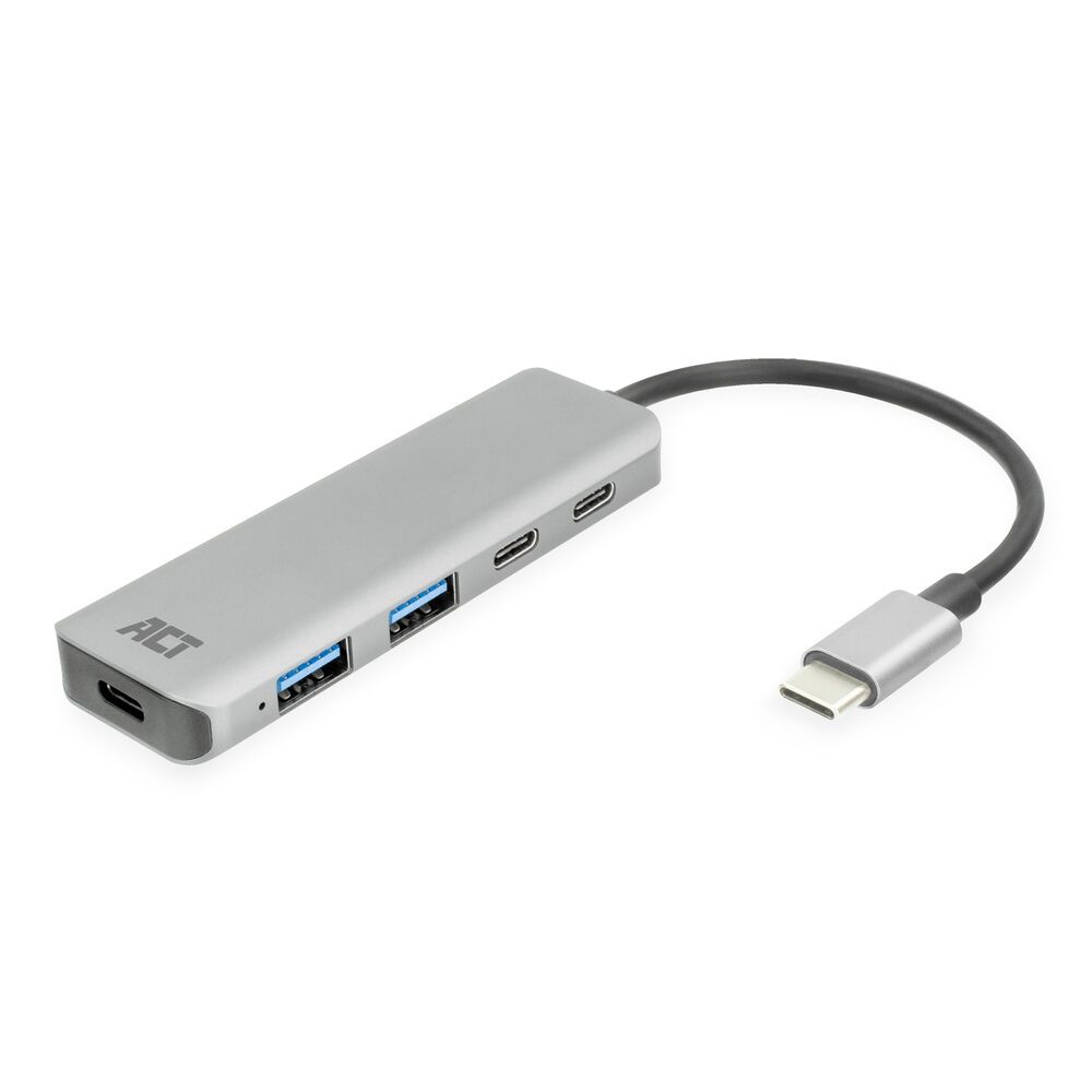 ACT AC7072 4-portos USB3.0 HUB Grey - Image 1