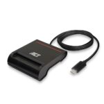 ACT AC6020 External USB-C Smartcard eID Card Reader Black - Image 2