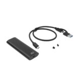 ACT AC1615 USB-C M.2 NVMe / PCIe SSD Enclosure tool-free Black - Image 2