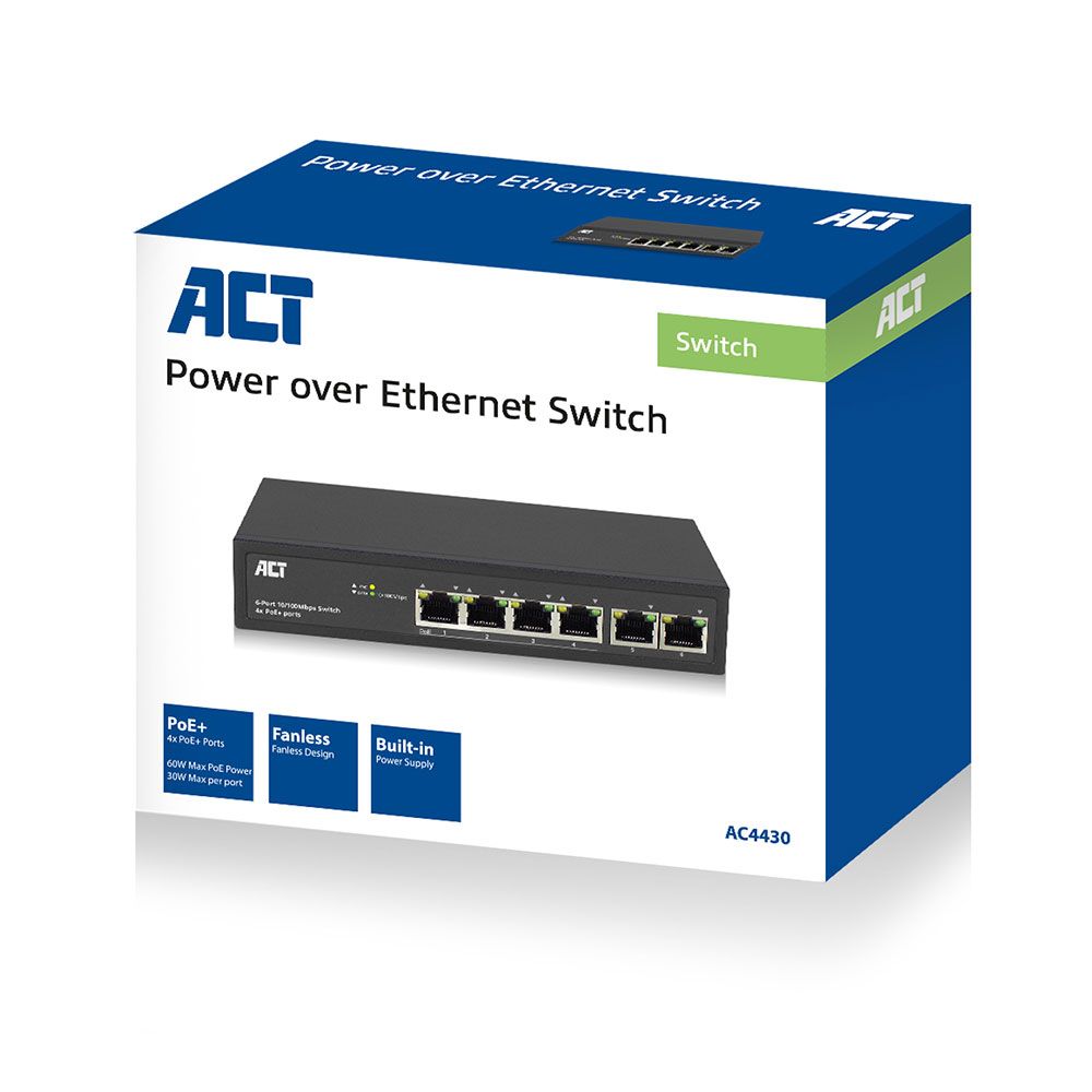 ACT AC4430 6-Port Network Switch - Image 3