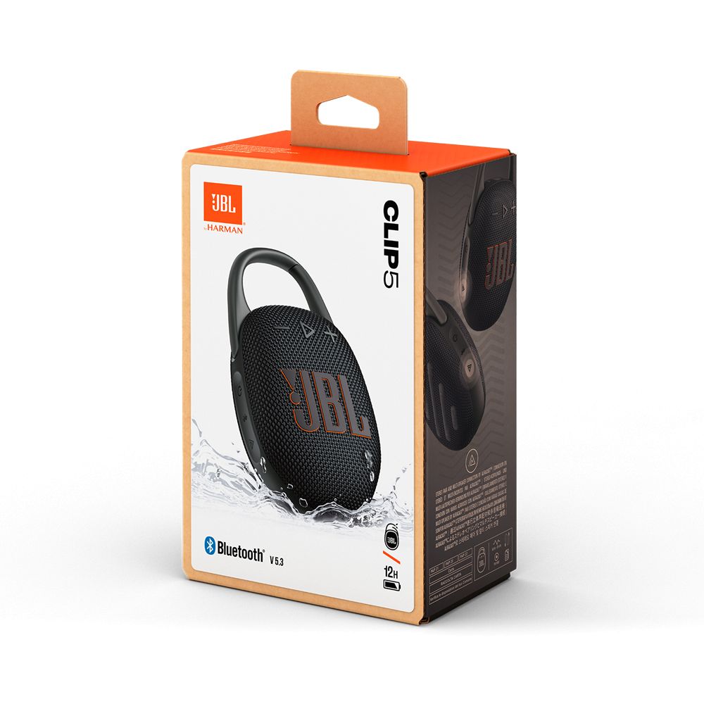JBL Clip5 Bluetooth Ultra-portable Waterproof Speaker Black - Image 6