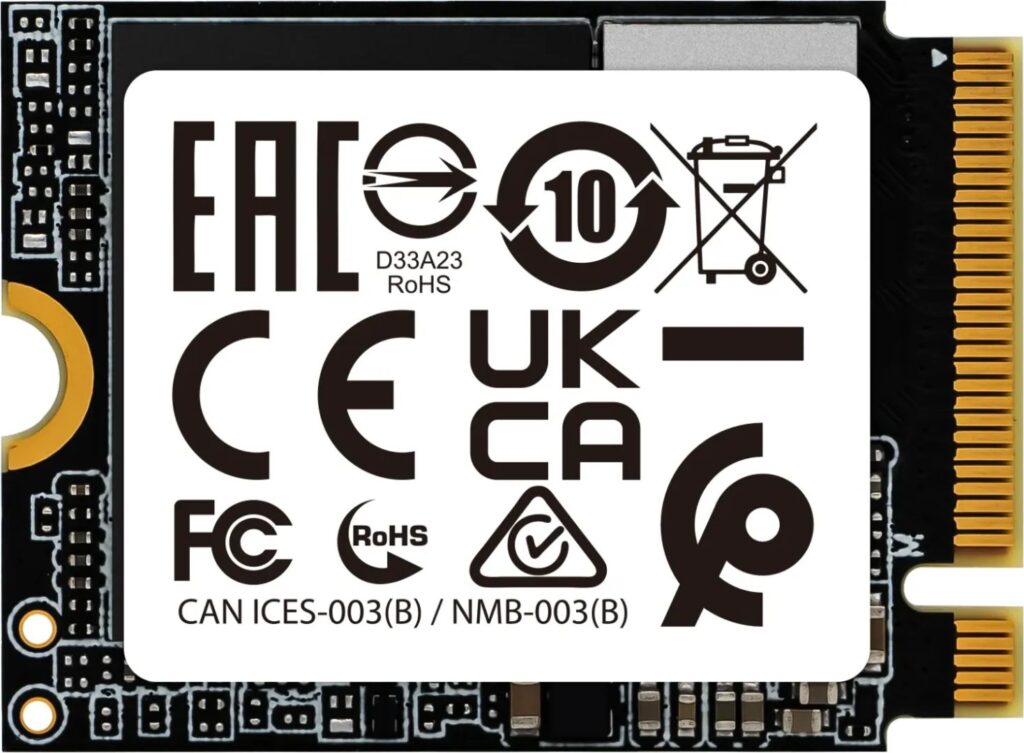 A-Data 512GB M.2 2230 NVMe Gammix S55 - Image 2