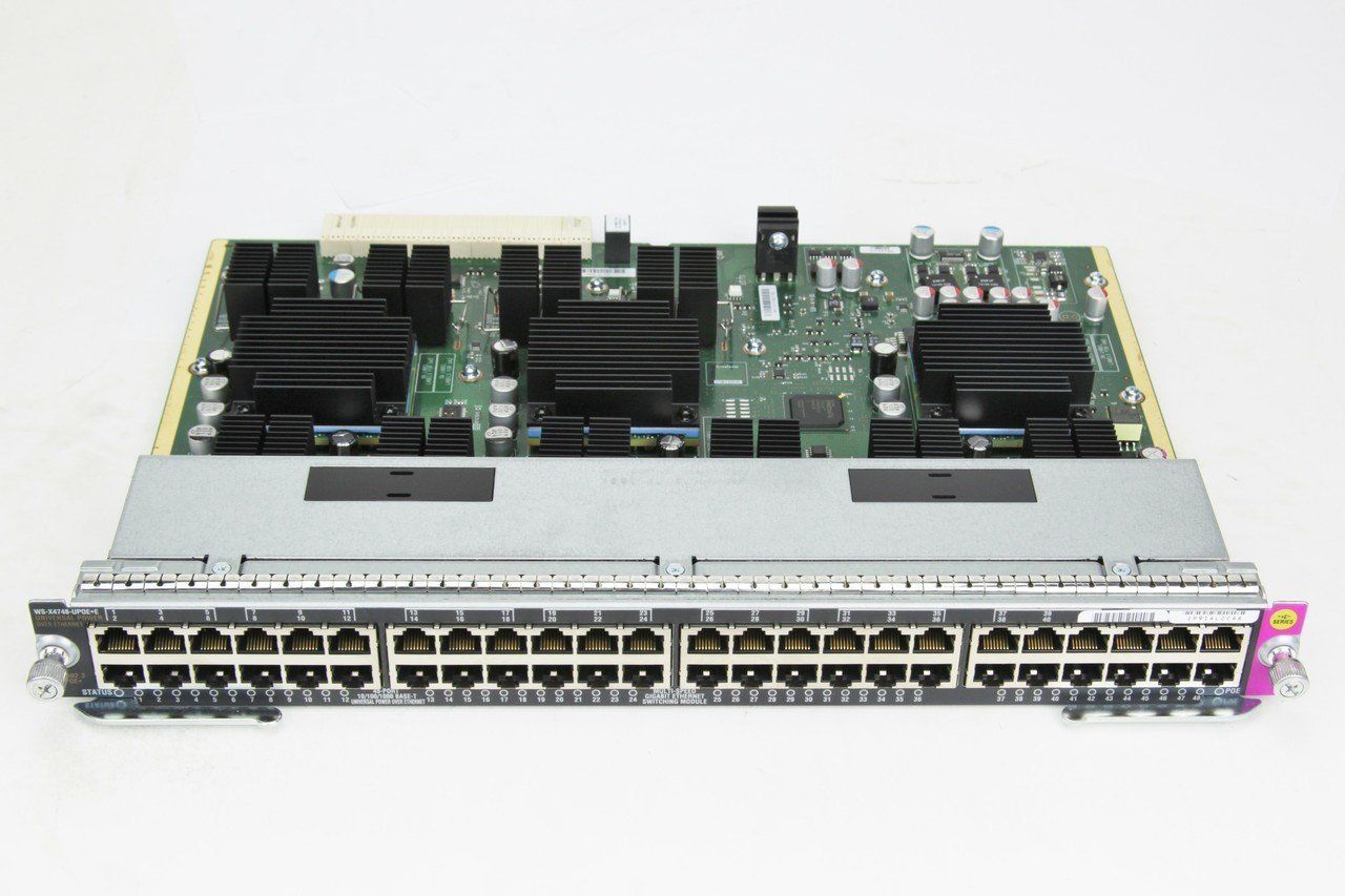 Cisco Catalyst WS-X4748-RJ45-E 48-Port Switch - Image 1