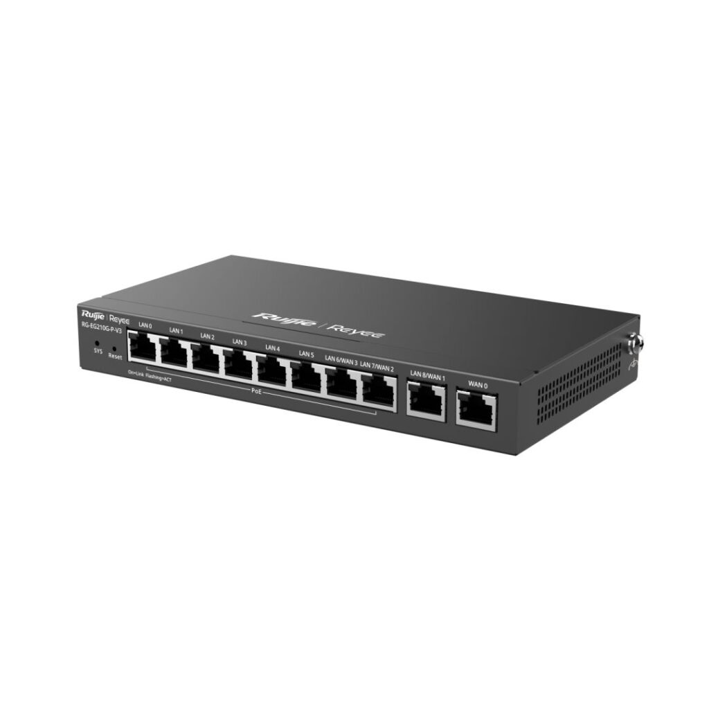 Reyee RG-EG210G-P-V3 Reyee Cloud Managed PoE Router - Image 3