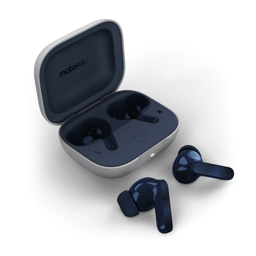 Motorola Moto Buds Bluetooth Headset Starlight Blue - Image 1