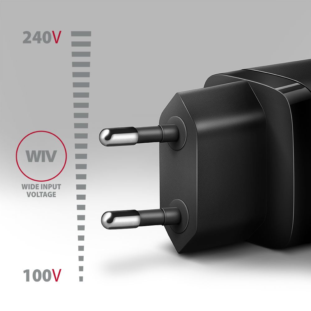 AXAGON ACU-PD20 PD3.0 & QC4+ Wall Charger 20W Black - Image 3