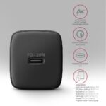 AXAGON ACU-PD20 PD3.0 & QC4+ Wall Charger 20W Black - Image 4