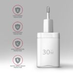 AXAGON ACU-PD30W PD3.0 & QC4+ Wall Charger 30W White - Image 5