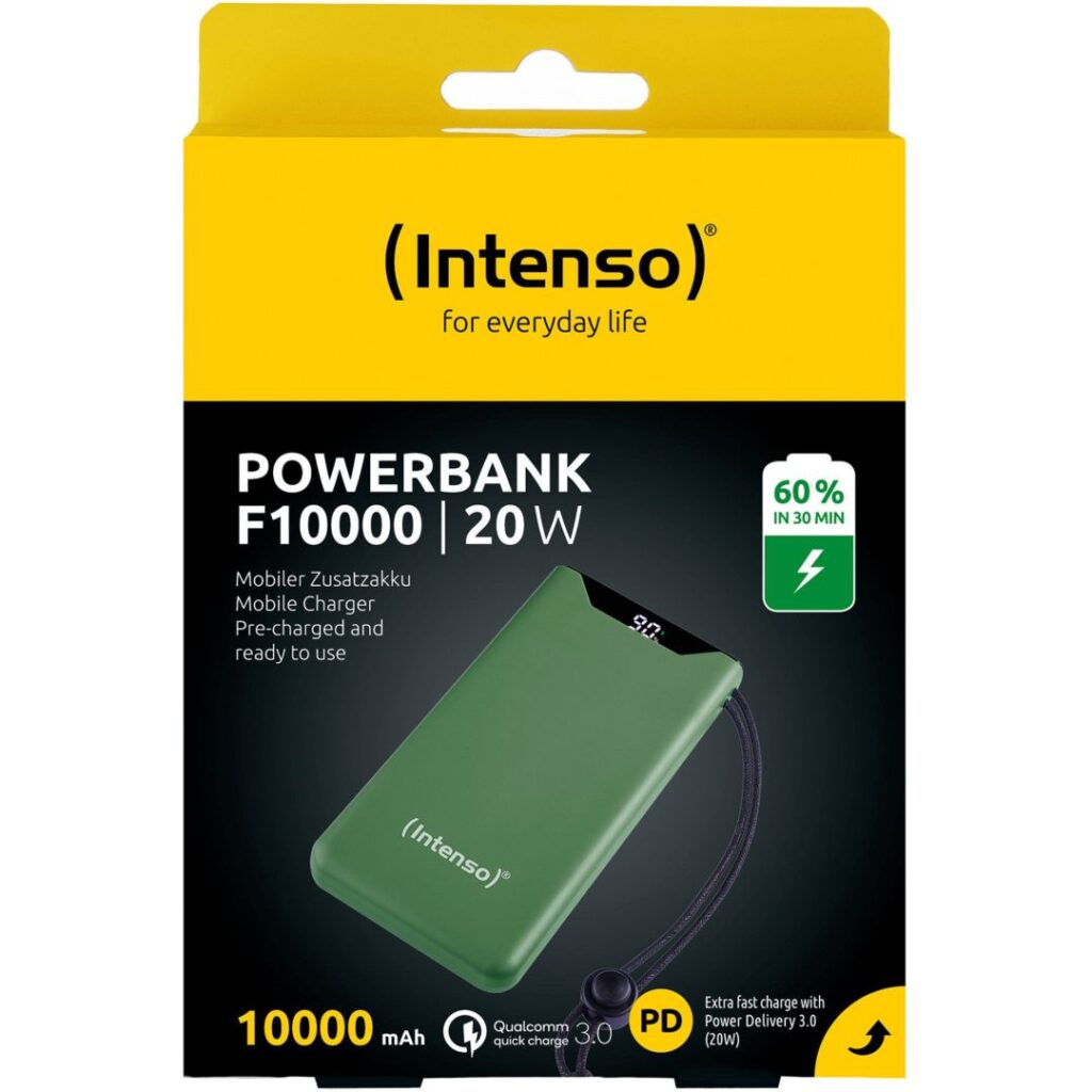 Intenso F10000 10000mAh Powerbank Green - Image 6