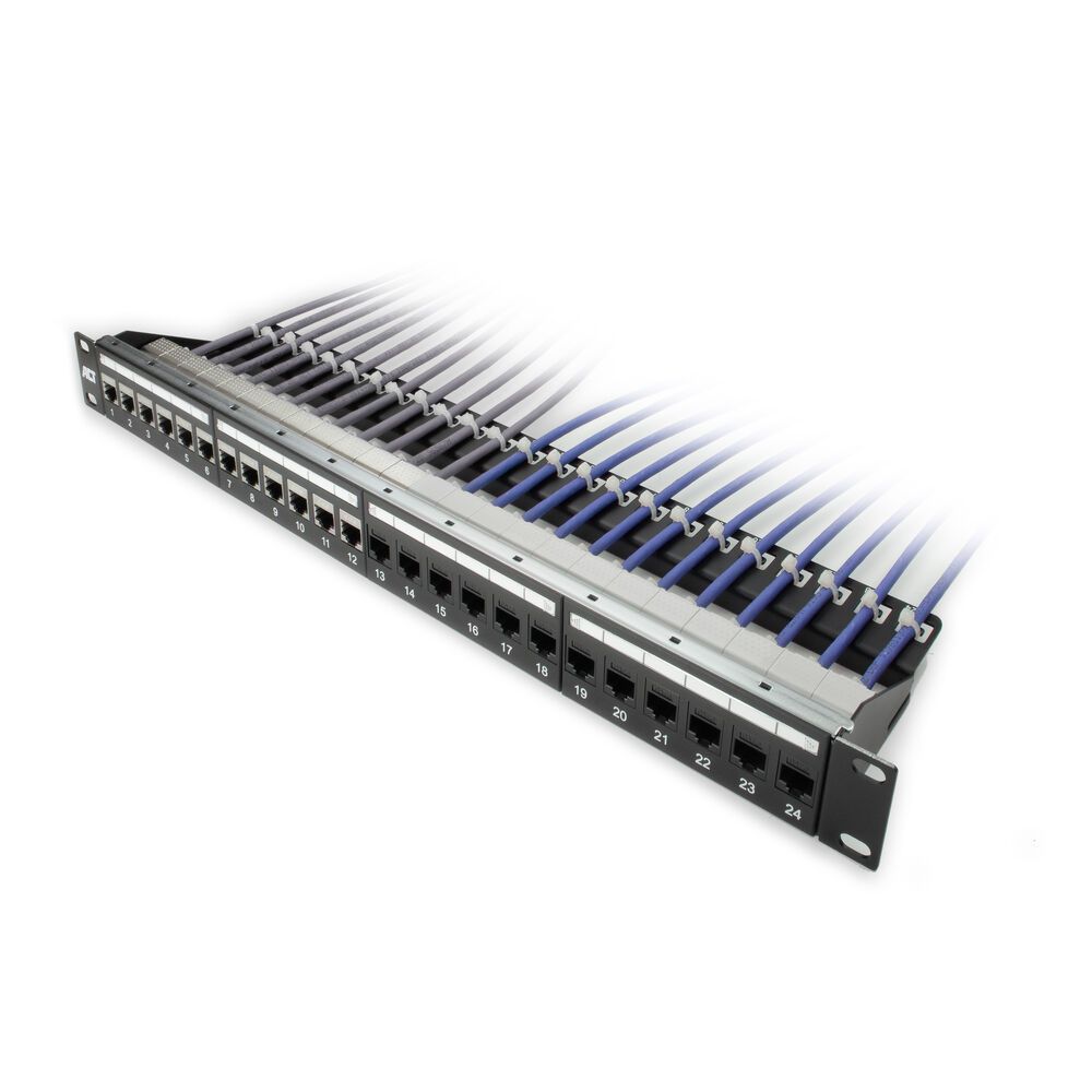 ACT 24-port Patch Panel 1U Black - Image 5