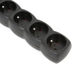 Platinet Omega Hálózati Elosztó Kapcsolóval 5DIN 3m Black - Image 3