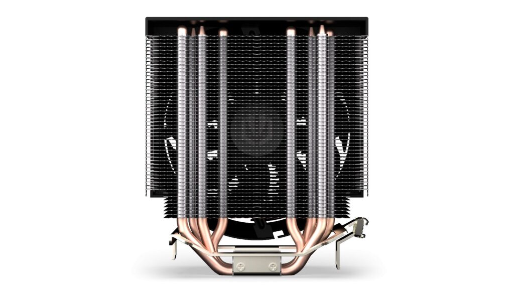 Endorfy CPU Cooler - Spartan 5 MAX (12 cm, 4 pin, 4x heatpipe, PWM, TDP 180W, fekete) - Image 14