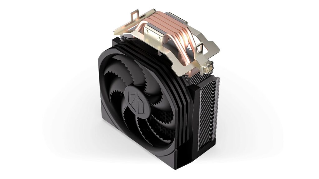 Endorfy CPU Cooler - Spartan 5 MAX (12 cm, 4 pin, 4x heatpipe, PWM, TDP 180W, fekete) - Image 17
