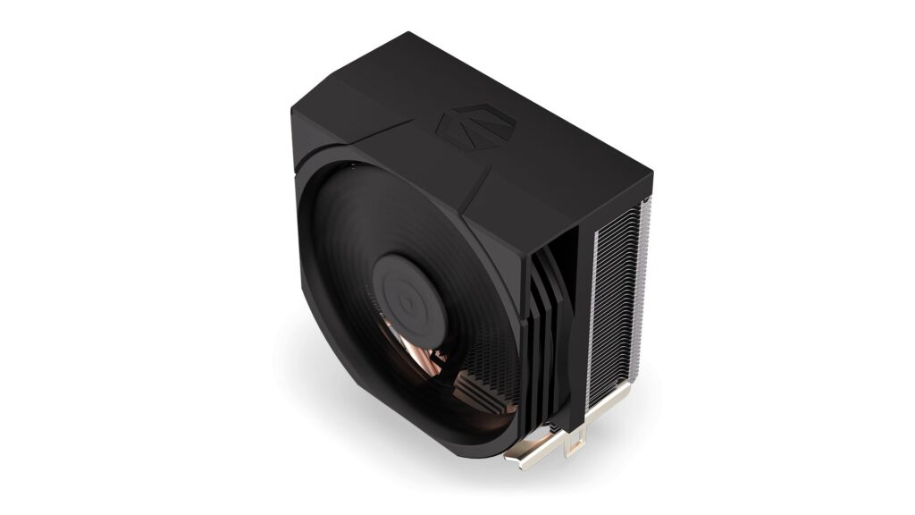 Endorfy CPU Cooler - Spartan 5 MAX (12 cm, 4 pin, 4x heatpipe, PWM, TDP 180W, fekete) - Image 6