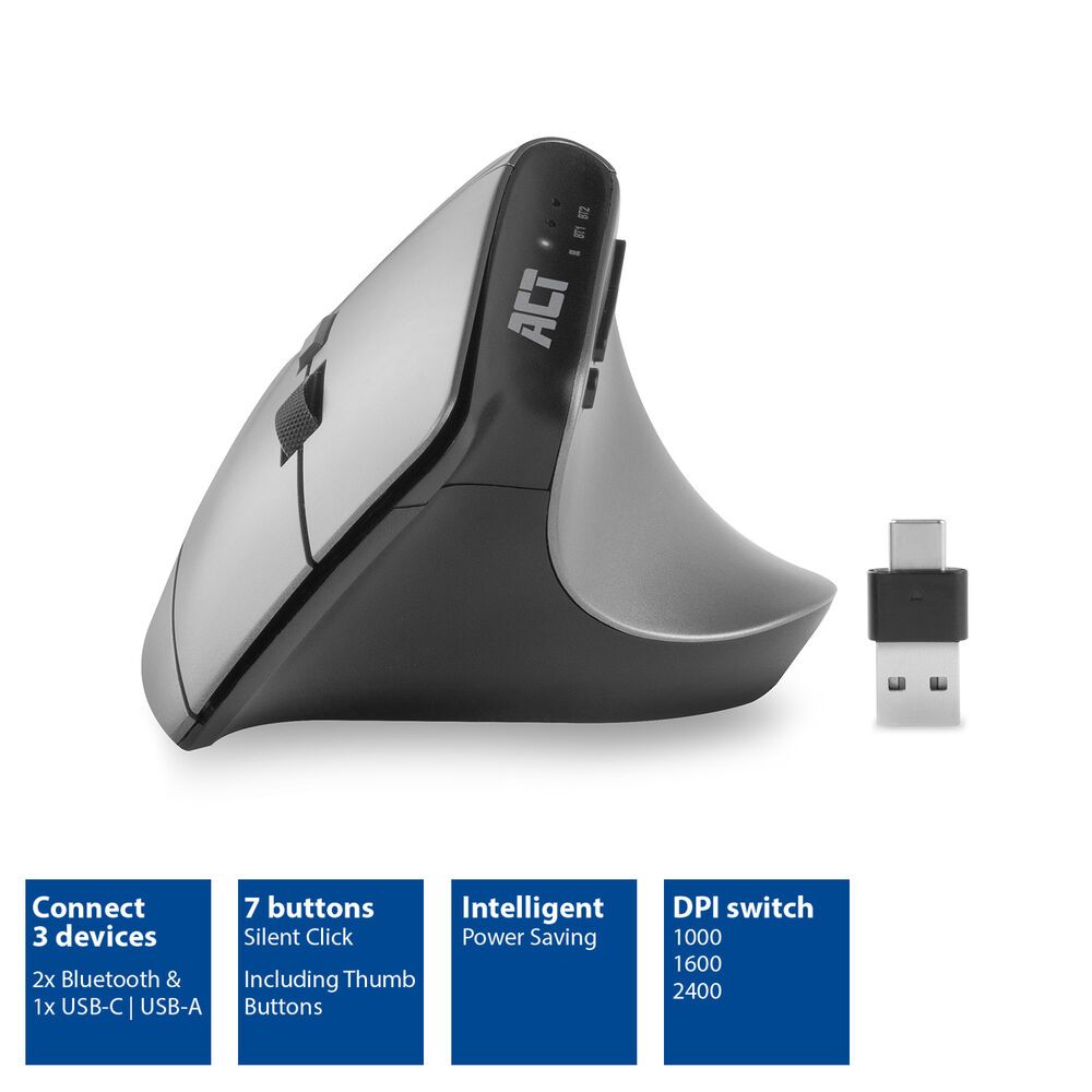 act-a5515-ergonomic-wireless-bluetooth-mouse-black_2.jpg ACT A5155 Ergonomic Wireless Bluetooth Mouse Black - Image 2