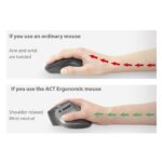 ACT A5155 Ergonomic Wireless Bluetooth Mouse Black - Image 6