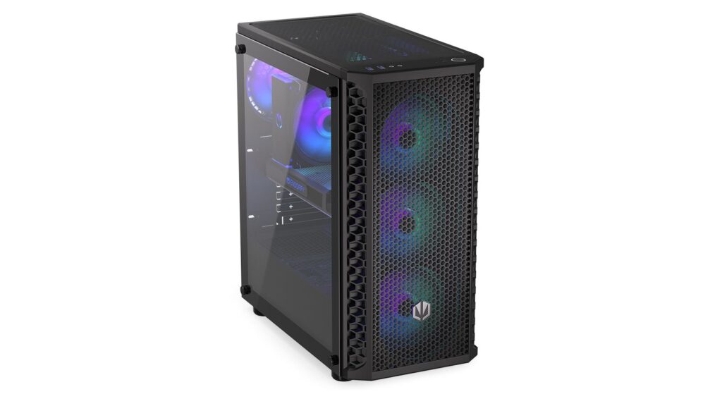 Endorfy Számítógépház - Signum 300 ARGB (ATX /micro ATX/ITX, 2xUSB3.0, 4x12cm LED ventilátor, ablakos, fekete) - Image 8