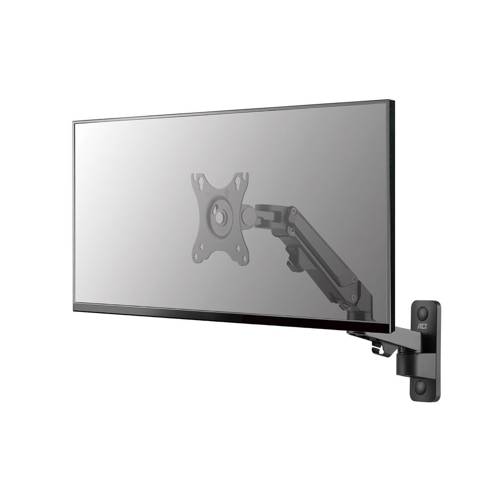 ACT AC8310 Monitor wall mount with gas spring 1 screen Black - Image 3