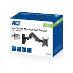 ACT AC8310 Monitor wall mount with gas spring 1 screen Black - Image 8