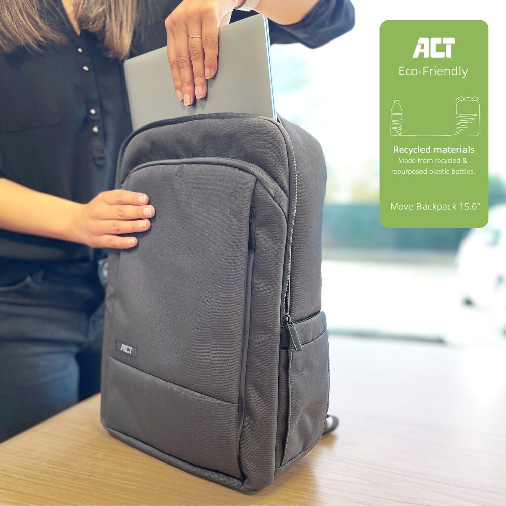 ACT AC8560 Move backpack for laptops up to 15,6” Grey - Image 6