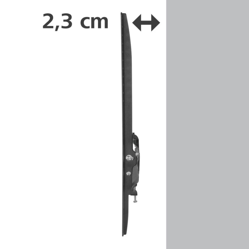 Hama TV Wall Bracket Rigid 165cm (65") to 35kg Wall Spacing 2,3cm - Image 2