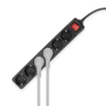 ACT Hálózati Elosztó Kapcsolóval 6DIN 3m Black - Image 3