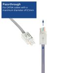 ACT CAT6A pass-through shielded modular RJ45 connector (25db) - Image 4