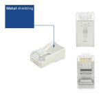 ACT CAT6A pass-through shielded modular RJ45 connector (25db) - Image 5