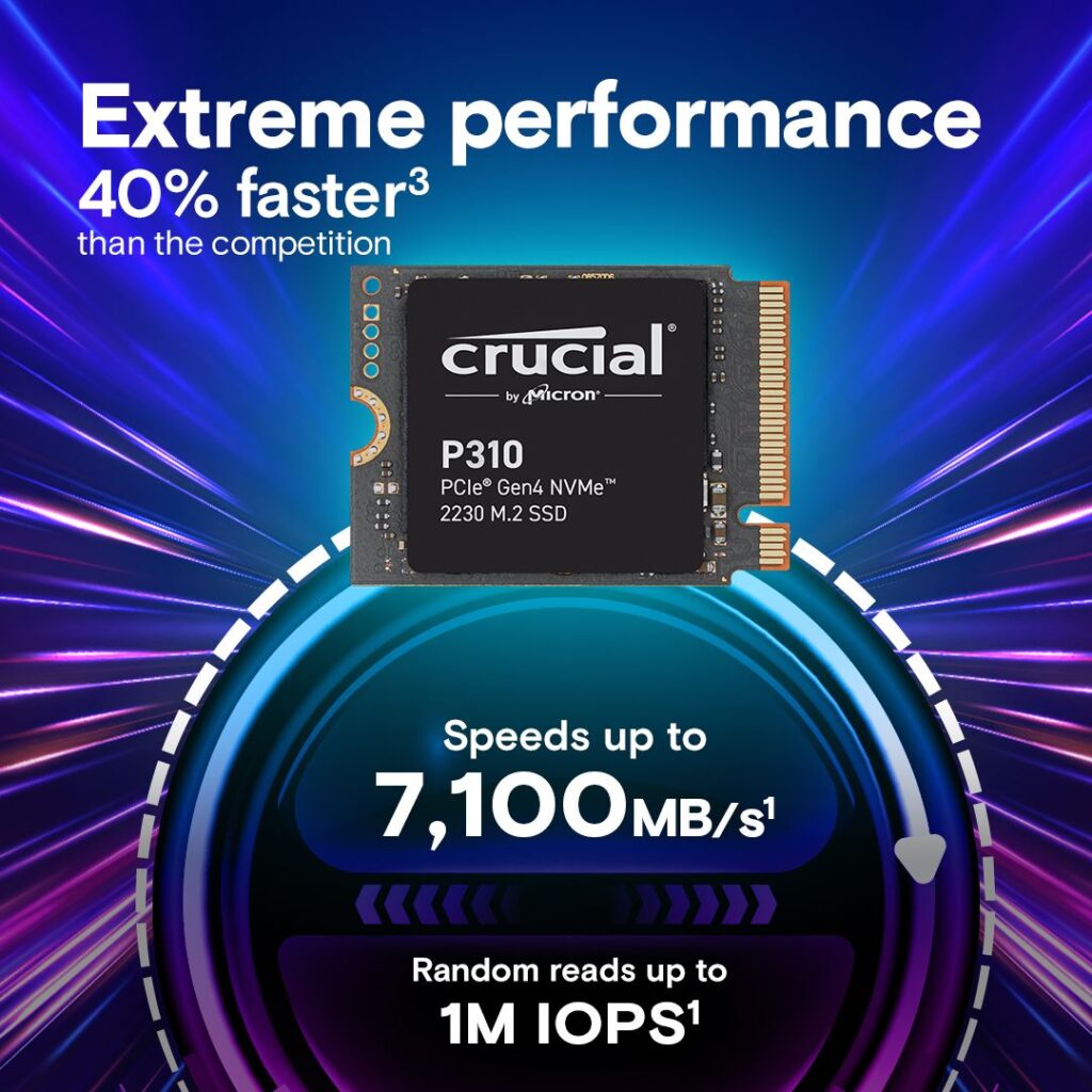 Crucial 1TB M.2 2230 NVMe P310 - Image 2