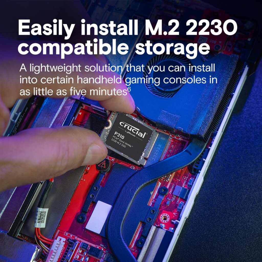 Crucial 1TB M.2 2230 NVMe P310 - Image 3