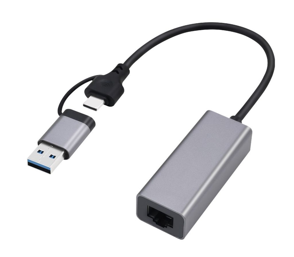 Gembird A-USB3AC-LAN2G-01 USB 2.5G Gigabit network adapter Space Grey - Image 1