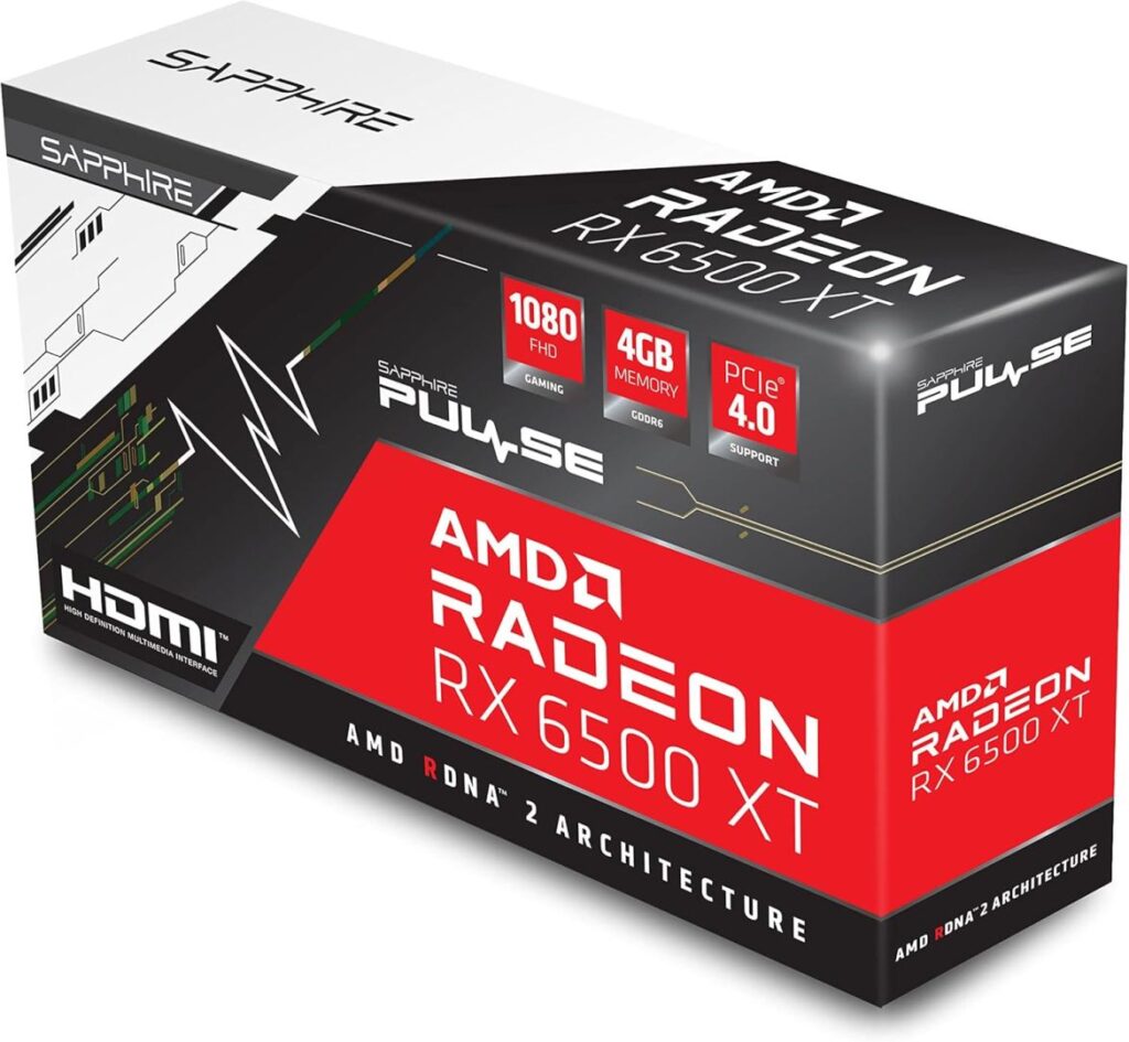 Sapphire Radeon RX6500 XT 4GB DDR6 Pulse Gaming OC - Image 7