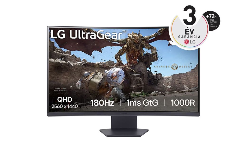 LG 31,5" 32GS60QC-B LED Curved - Image 1
