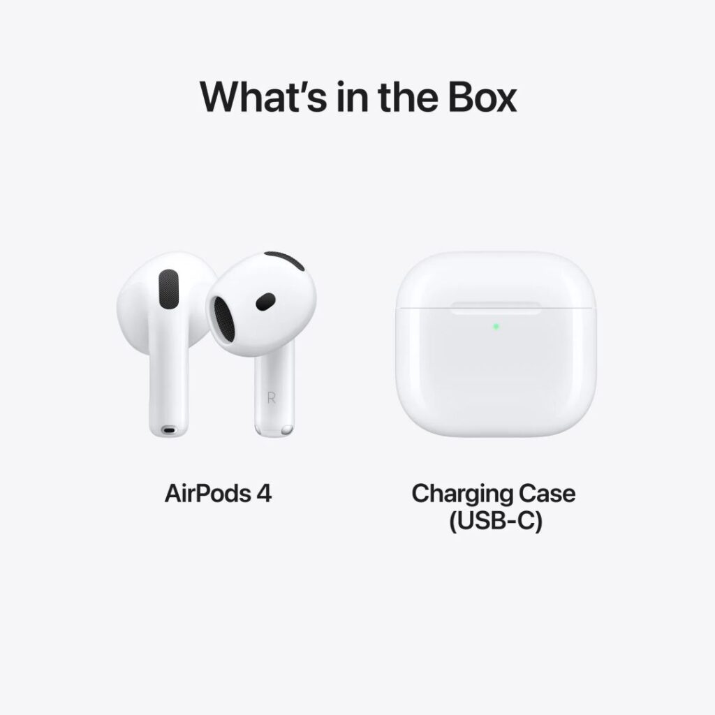 Apple AirPods 4 (USB-C) Headset White - Image 4