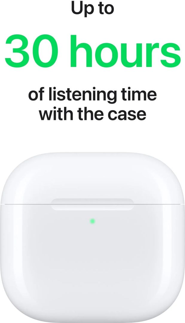 Apple AirPods 4 (USB-C) with ANC  Headset White - Image 3