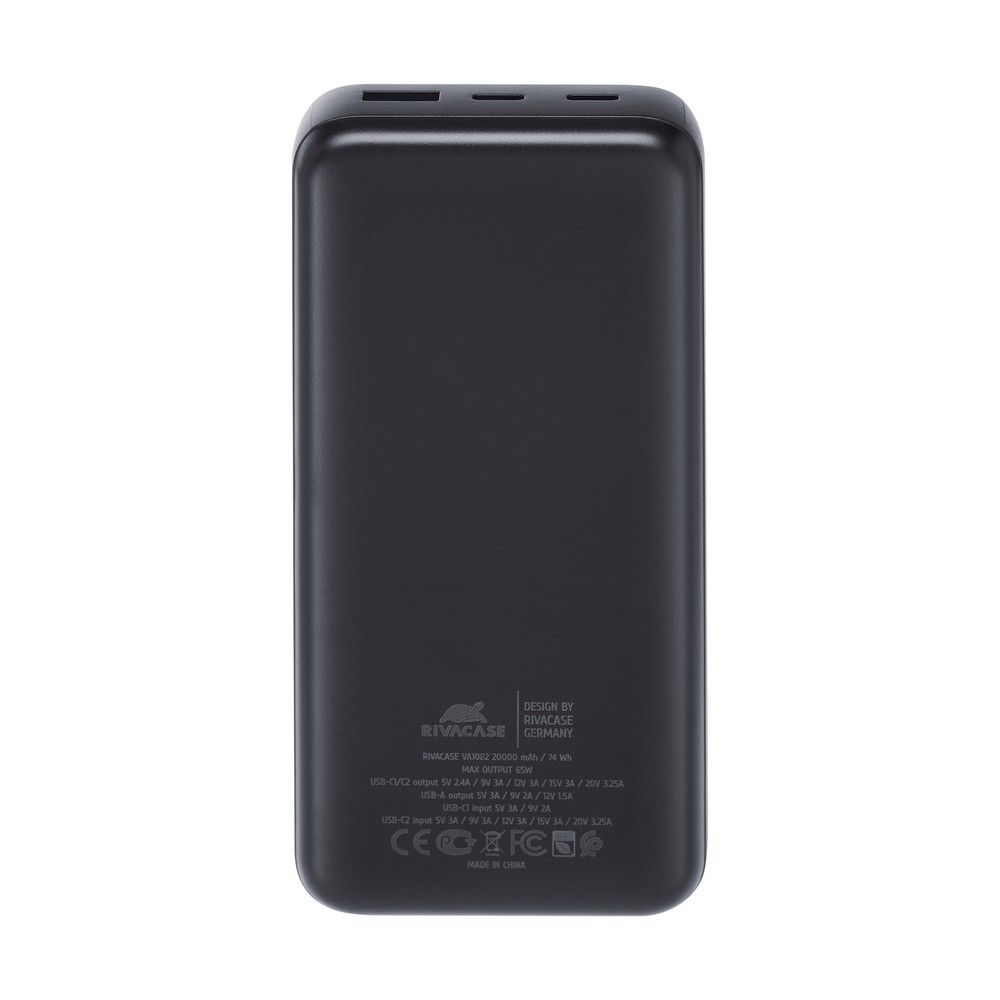 rivacase-va1082-pd-65w-20000mah-powerbank-black_5.jpg RivaCase VA1082 PD 65W 20000mAh Powerbank Black - Image 5