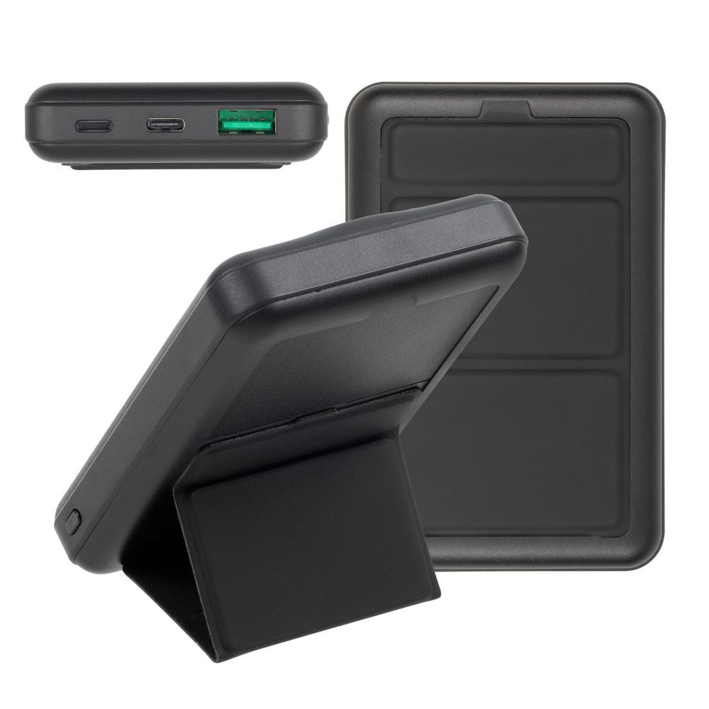 RivaCase VA2604 Magsafe Qi Wireless15W + QC/PD20W 10000mAh Powerbank Black - Image 17