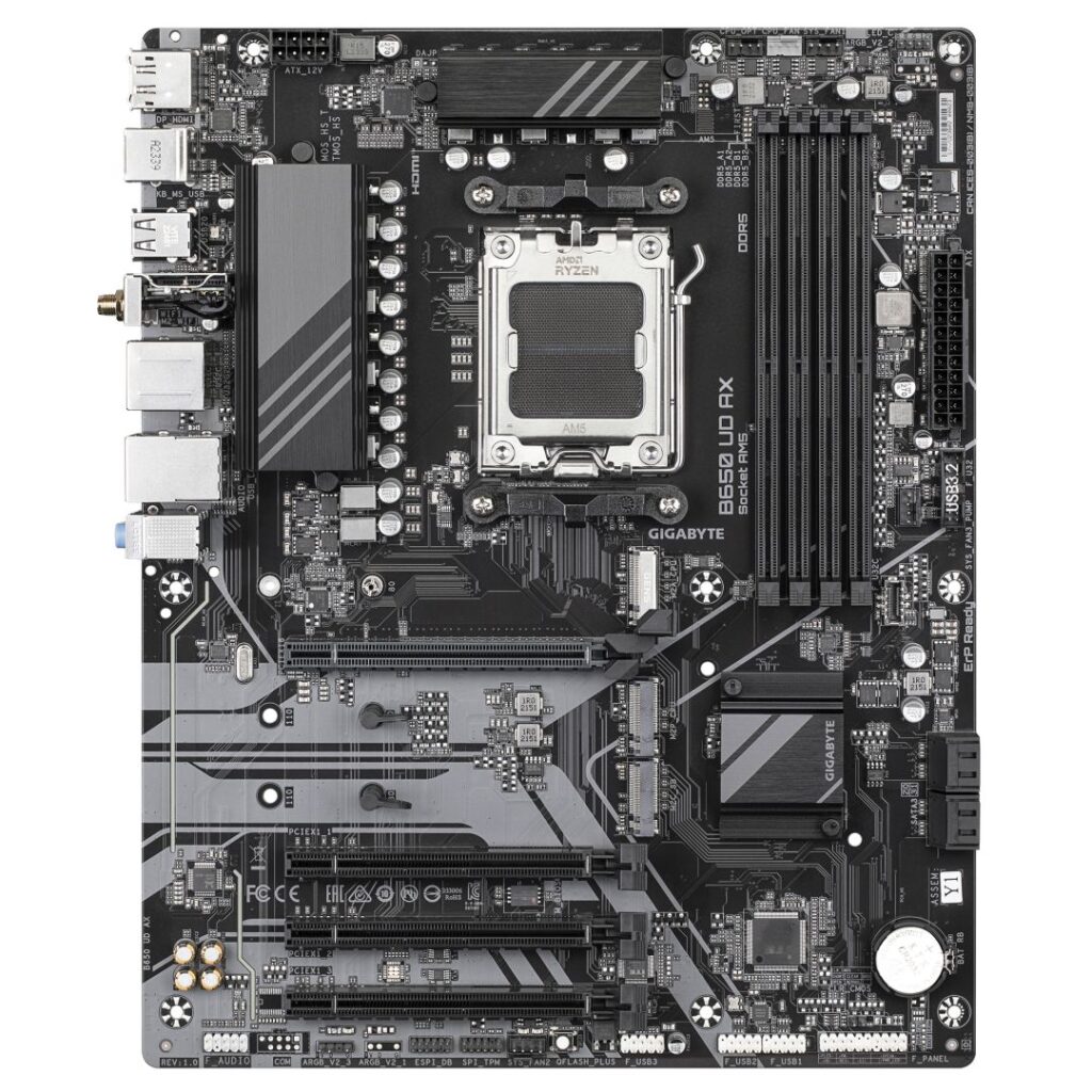 GIGABYTE Alaplap AM5 B650 UD AX AMD B650, ATX - Image 3