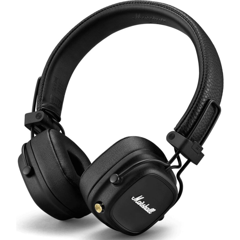 Marshall Major IV Bluetooth Headset Black - Image 1