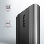 Axagon EEM2-GTS2 USB-C 3.2 Gen 2 M.2 NVMe/SATA szürke csavar nélküli külső SSD ház - Image 6