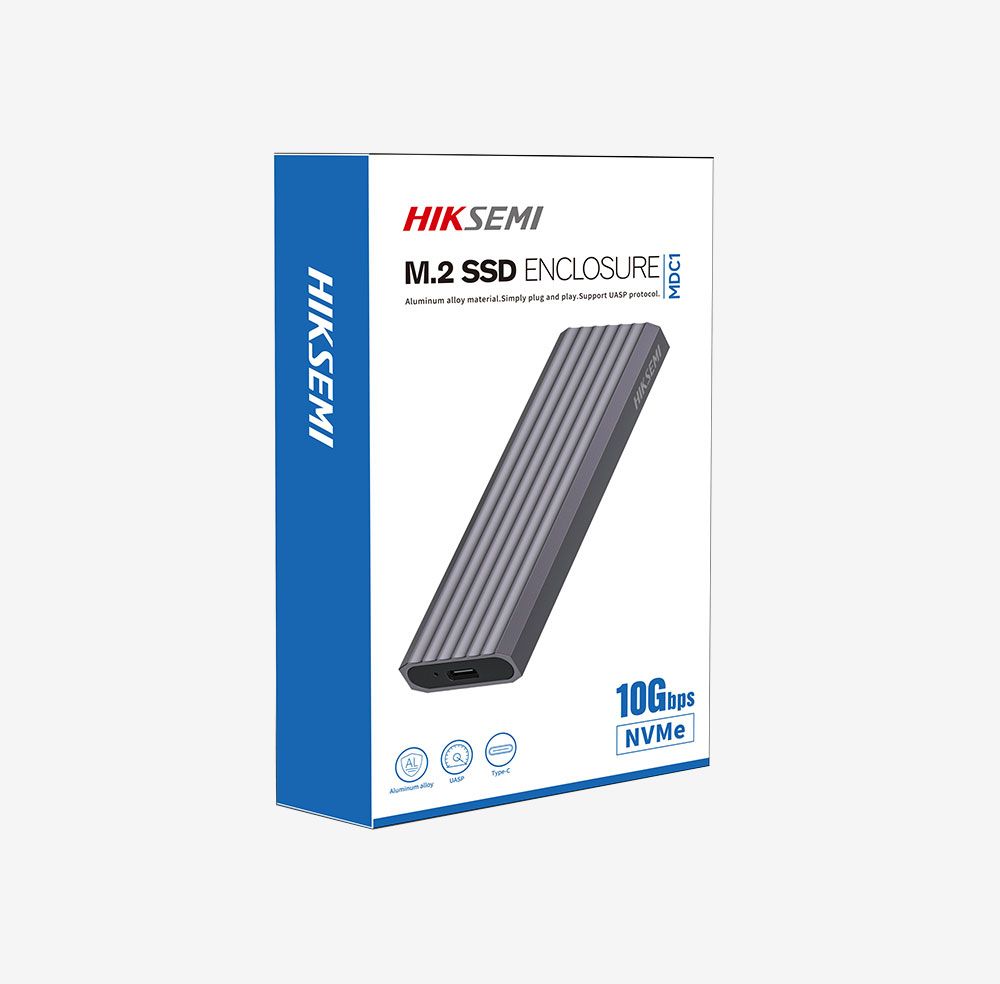HikSEMI MDC1 M.2 NVME Enclosure Silver - Image 4