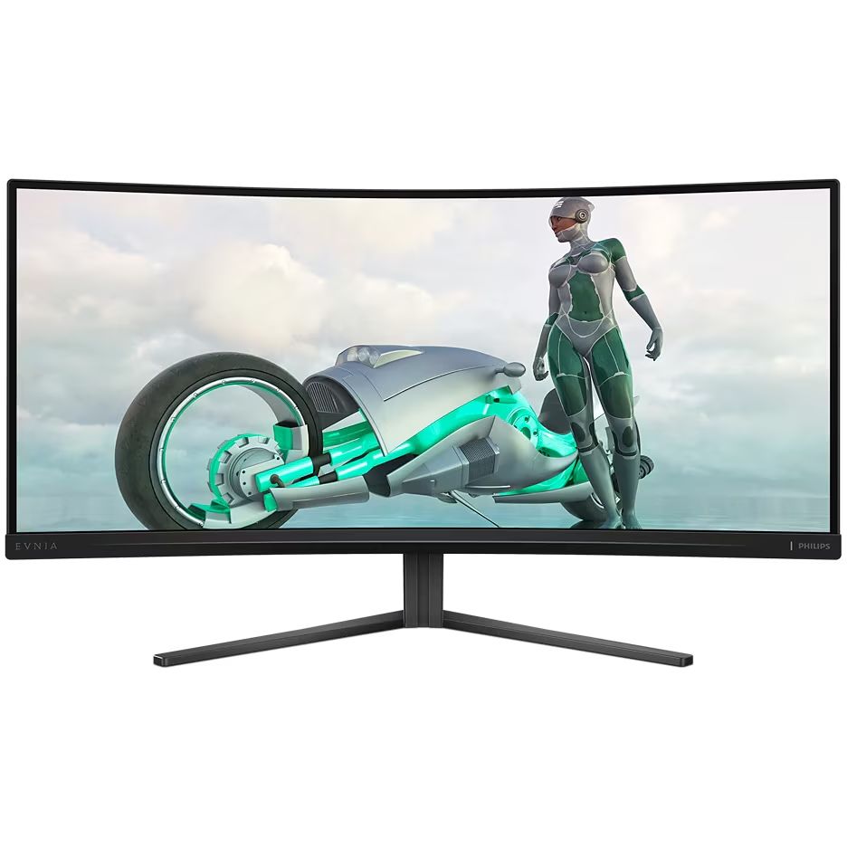 Philips EVNIA Ívelt Gaming 180Hz monitor 34", 34M2C3500L/00 3440x1440, 21:9, 0,03ms, 2xHDMI/DisplayPort