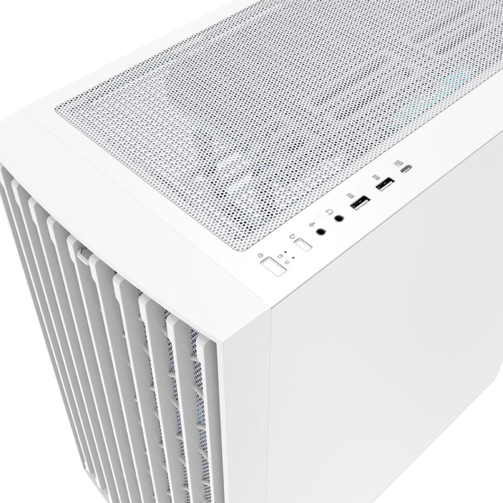 Modecom Breeze ARGB Flow Tempered Glass White - Image 10