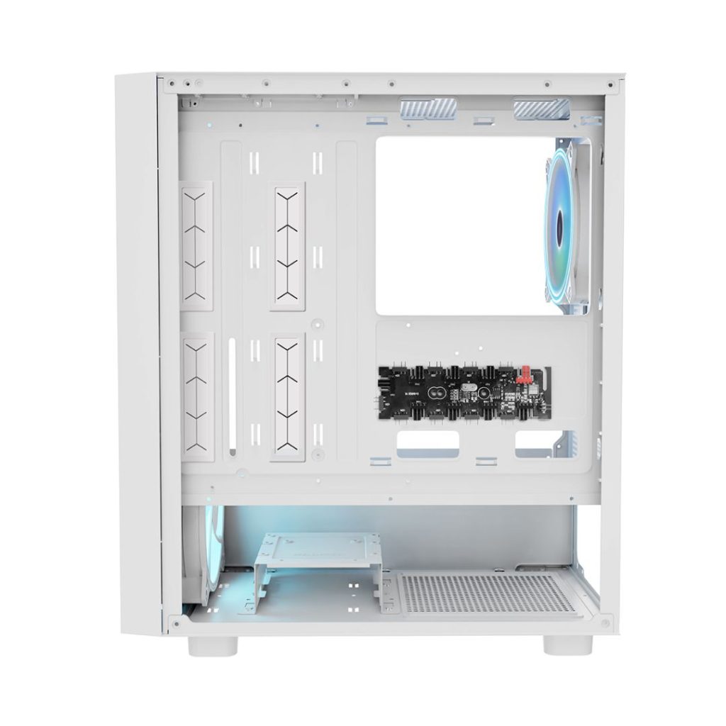 Modecom Breeze ARGB Flow Tempered Glass White - Image 8