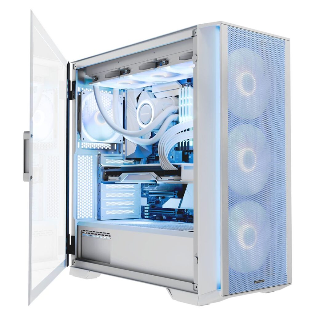 Modecom Horizon ARGB Flow Tempered Glass White - Image 18