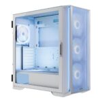 Modecom Horizon ARGB Flow Tempered Glass White - Image 2