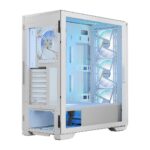 Modecom Horizon ARGB Flow Tempered Glass White - Image 3