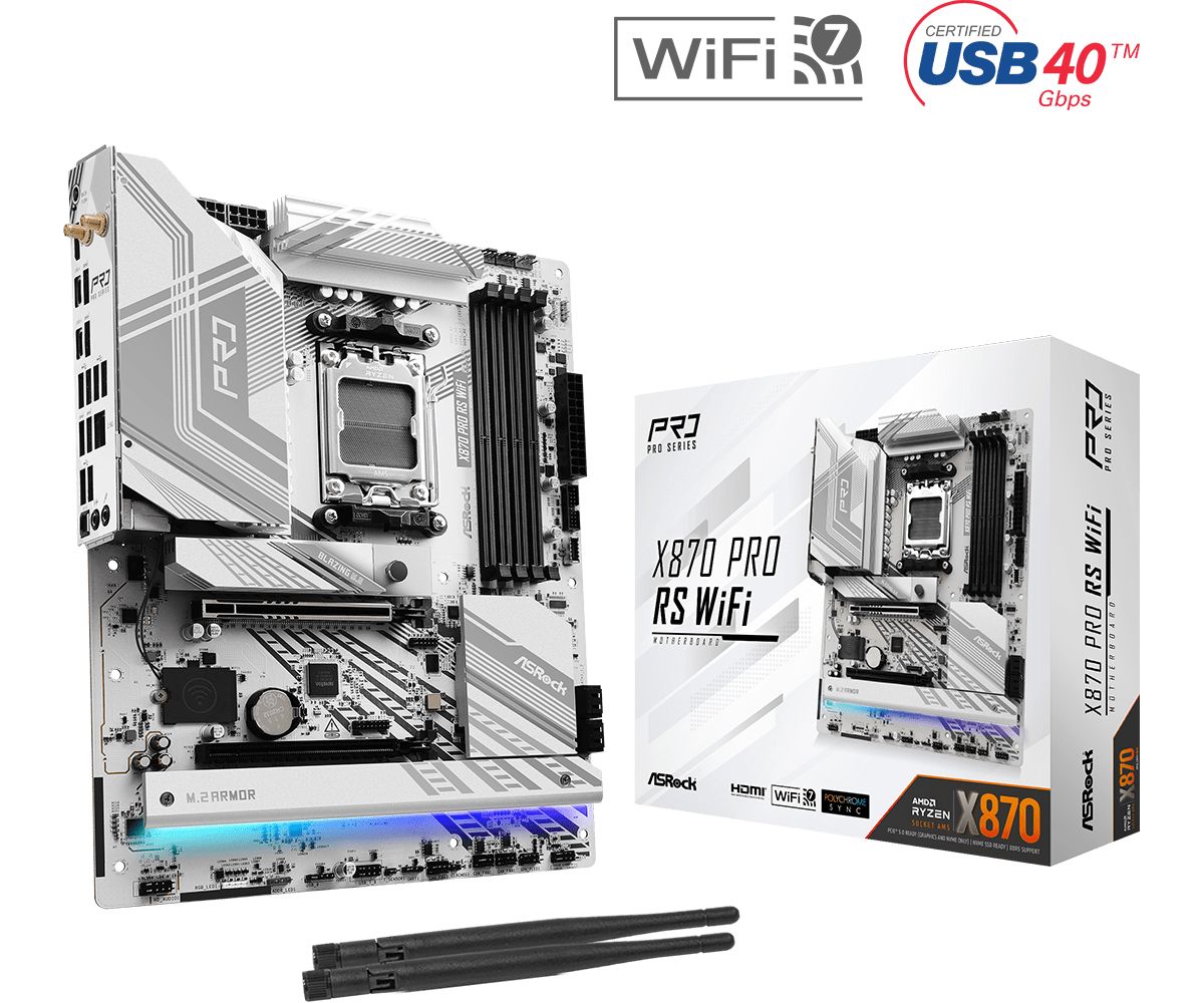 asrock-x870-pro-rs-wifi_1.jpg ASRock X870 PRO RS WIFI - Image 1