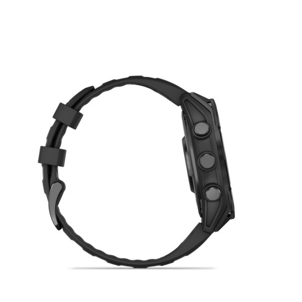Garmin 010-02904-00 fenix 8 AMOLED (47mm) szilikon pántos fekete okosóra - Image 8